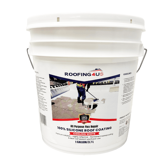 All Purpose Flex Repair 100% Silicone Roof Sealant - 1 Gallon