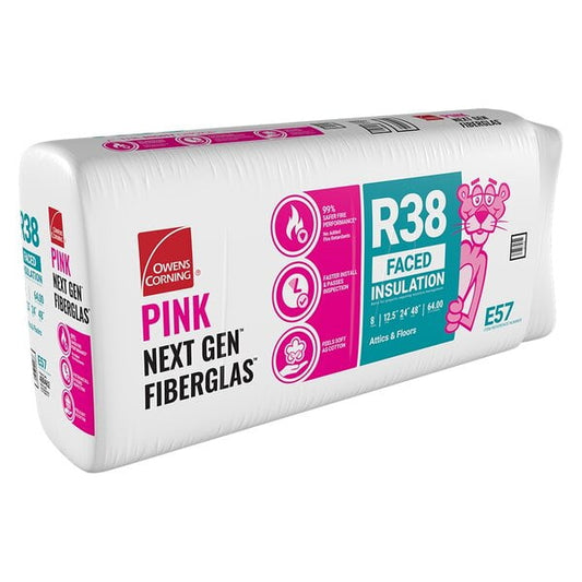 Owens Corning R-38 Kraft Faced Fiberglass Insulation Batts (All Sizes)