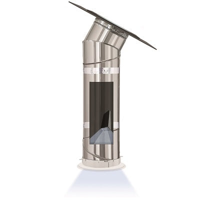 VELUX 14 in. Flat Glass Rigid Sun Tunnel® Skylight with Low Profile Metal Flashing