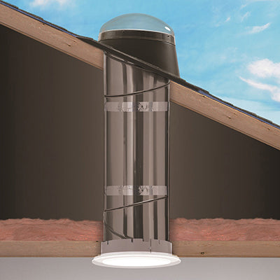 VELUX Pitched Rigid Sun Tunnel® Skylight, Acrylic Dome, Solar Night Light