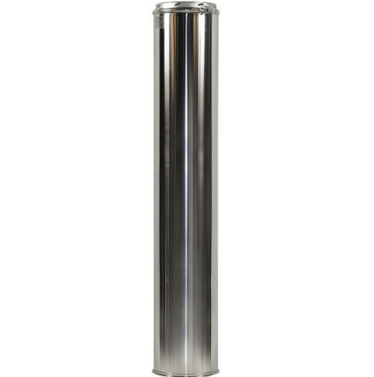 6-Inch Chimney Pipe x 48-Inch Length (Class A Stainless Steel)
