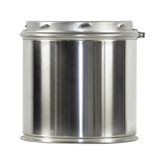 6-Inch Chimney Pipe x 8-Inch Length (Class A Stainless Steel)