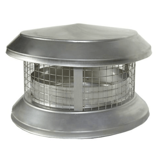 8-Inch Chimney Cap with Spark Arrestor (Stainless Steel)