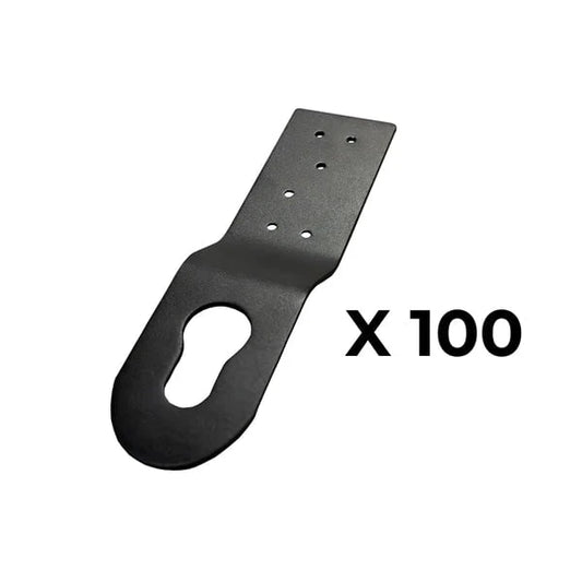 Hitch Clip Black (10 x 10 x 10)  - Pack of 100