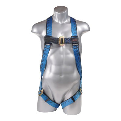 Kapture 3 Point Essential Full Body Harness - Dorsal D-Ring - Pull Thru Legs - Shoulder Pads - All Sizes