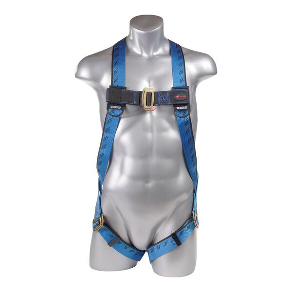 Kapture 3 Point Essential Full Body Harness - Dorsal D-Ring - Pull Thru Legs - Shoulder Pads - All Sizes
