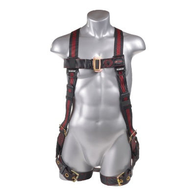 Kapture 5 Point Elite Full Body Harness - Dorsal D-Ring - Tongue Buckle Legs