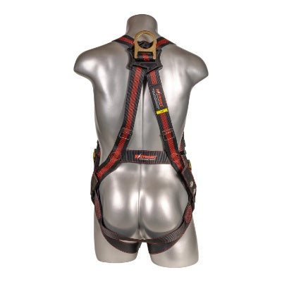 Kapture 5 Point Elite Full Body Harness - Dorsal D-Ring - QC Chest - Tongue Buckle Legs