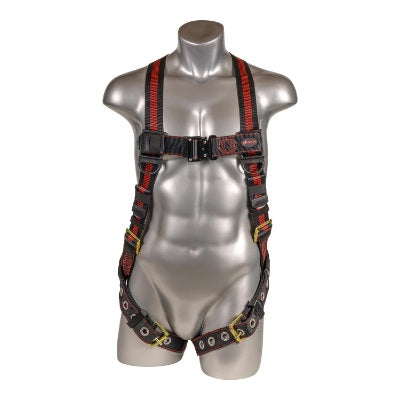 Kapture 5 Point Elite Full Body Harness - Dorsal D-Ring - QC Chest - Tongue Buckle Legs