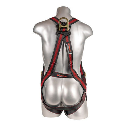 Kapture 5 Point Elite Full Body Harness - 2 D-Rings - Pull Thru Legs