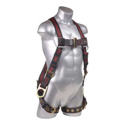 Kapture 5 Point Elite Full Body Harness - 3 D-Rings - Tongue Buckle Legs