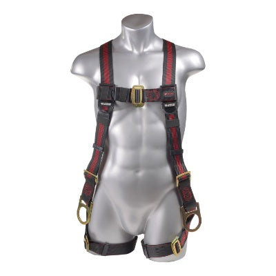 Kapture 5 Point Elite Full Body Harness - 3 D-Rings - Pull Thru Legs