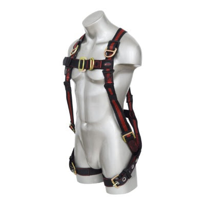 Kapture 5 Point Elite Full Body Harness - 4 D-Rings - Tongue Buckle Legs