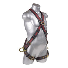 Load image into Gallery viewer, Kapture 5 Point Elite Full Body Harness - Crossover Design - 4 D-Rings - Tongue Buckle Legs - All Sizes

