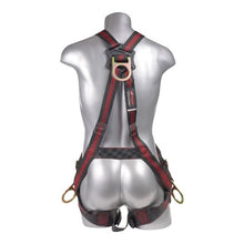 Load image into Gallery viewer, Kapture 5 Point Elite Full Body Harness - Crossover Design - 4 D-Rings - Pull Thru Legs
