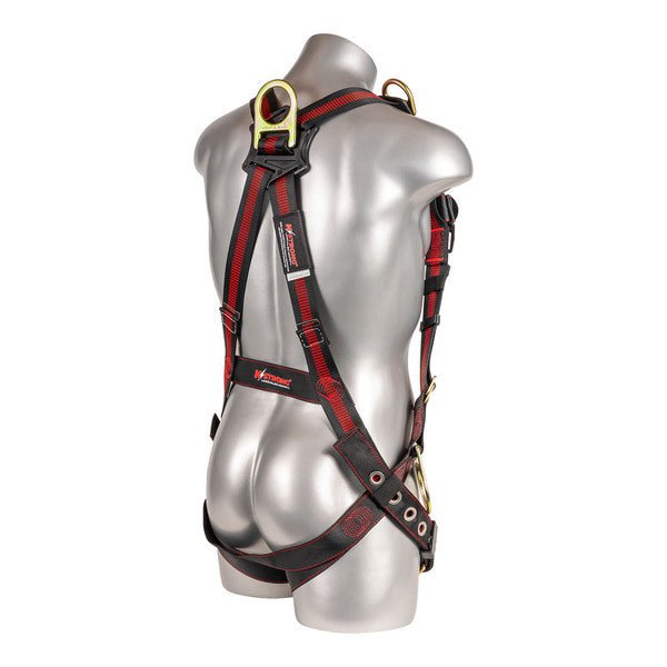 Kapture 5 Point Elite Full Body Harness - 6 D-Rings - Tongue Buckle Legs - All Sizes