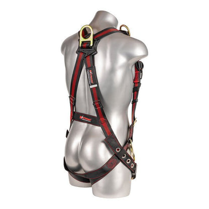 Kapture 5 Point Elite Full Body Harness - 6 D-Rings - Tongue Buckle Legs - All Sizes