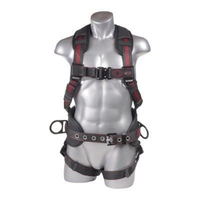 Kapture 5 Point Epic Full Body Harness - 3 D-Rings - QC Chest & Legs - Shoulder Pads & Waist Belt