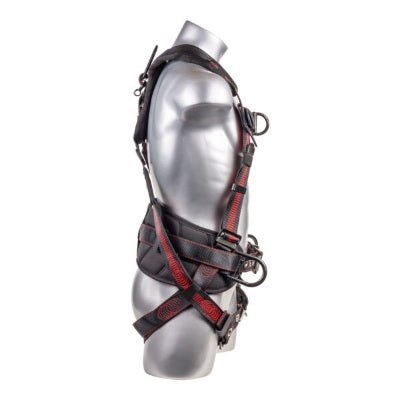 Kapture 5 Point Epic Full Body Harness - 4 D-Rings - QC Chest - Tongue Buckle Legs - Shoulder Pads & Waist Belt
