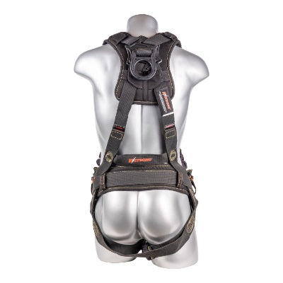 Kapture 5 Point Element Full Body Harness - Arc Flash Rated - 4 D-Rings - Mating Buckle Chest & Legs - Shoulder Pads & Waist Belt