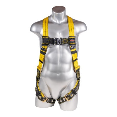 Kapture 5 Point  Element Full Body Harness - 3 D-Rings - QC Chest - Tongue Buckle Legs - Revolta Oil & Water Rep Webbing