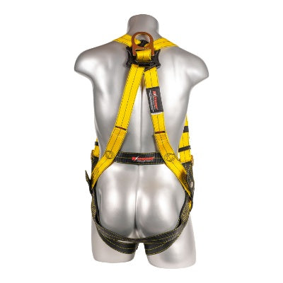 Kapture 5 Point Element Full Body Harness - 2 D-Rings QC Chest - Tongue Buckle Legs - Revolta Oil & Water Rep Webbing
