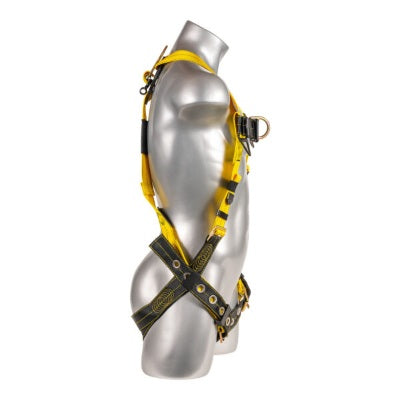 Kapture 5 Point Element Full Body Harness - 2 D-Rings QC Chest - Tongue Buckle Legs - Revolta Oil & Water Rep Webbing