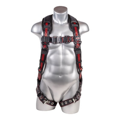 Kapture 5 Point Elite+ Full Body Harness - 2 D-Rings - QC Chest - Tongue Buckle Legs & Shoulder Pads