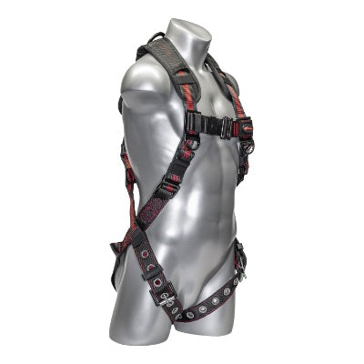 Kapture 5 Point Elite+ Full Body Harness - Dorsal D-Ring - QC Chest - Tongue Buckle Legs & Shoulder Pads