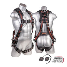 Load image into Gallery viewer, Kapture 5 Point Elite+ Full Body Harness - 3 D-Rings - QC Chest - Tongue Buckle Legs &amp; Shoulder Pads
