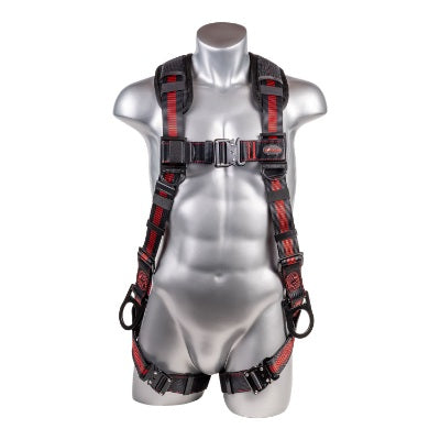 Kapture 5 Point Elite+ Full Body Harness - 3 D-Rings - QC Chest & Legs - Shoulder Pads