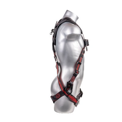 Kapture 5 Point Elite+ Full Body Harness - 3 D-Rings - QC Chest & Legs - Shoulder Pads
