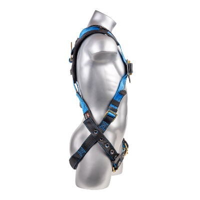 Kapture 5 Point Essential+ Full Body Harness - Dorsal D-Ring with Web Loop - Tongue Buckle Legs - Shoulder Pads