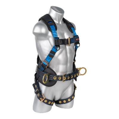 Kapture 5 Point Essential+ Full Body Harness - Dorsal D-Ring - Tongue Buckle Legs - Shoulder Pads & Waist Belt - All Sizes