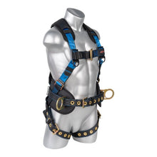 Load image into Gallery viewer, Kapture 5 Point Essential+ Full Body Harness - Dorsal D-Ring - Tongue Buckle Legs - Shoulder Pads &amp; Waist Belt - All Sizes
