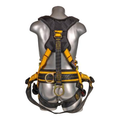 Kapture 5 Point Element Full Body Harness - Oil & Gas Derrick Series - 4 D-Rings - Tongue Buckle Legs - Shoulder Pads & Waist Belt - All Sizes