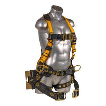 Load image into Gallery viewer, Kapture 5 Point Element Full Body Harness - Oil &amp; Gas Derrick Series - 7 D-Rings - Tongue Buckle Legs - Shoulder Pads &amp; Waist Belt - Bosun Chair - All Sizes
