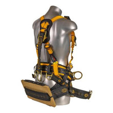 Load image into Gallery viewer, Kapture 5 Point Element Full Body Harness - Oil &amp; Gas Derrick Series - 7 D-Rings - Tongue Buckle Legs - Shoulder Pads &amp; Waist Belt - Bosun Chair - All Sizes
