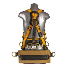 Load image into Gallery viewer, Kapture 5 Point Element Full Body Harness - Oil &amp; Gas Derrick Series - 7 D-Rings - Tongue Buckle Legs - Shoulder Pads &amp; Waist Belt - Bosun Chair - All Sizes
