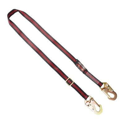 Work Positioning Lanyard - Adjustable - 2 Snap Hooks - 4.5ft - 6ft