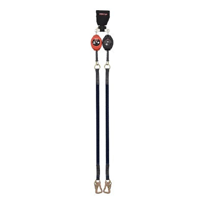 Brute Backer Self Retracting Lifeline - Leading Edge - Tie Back Webbing - Rebar Hook - 8.5ft