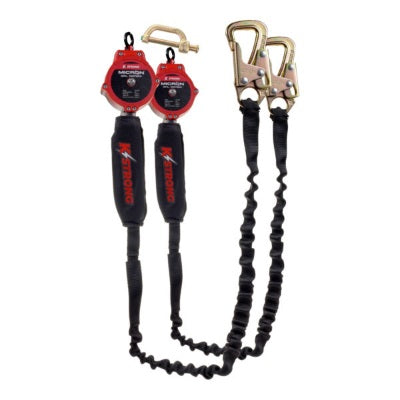 Micron Self Retracting Lifeline - Tie Back Hook - 3ft Protective Sleeve - 6ft