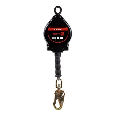 Brute-AL Aluminum Housing Self Retracting Lifeline - Galv Steel Wire Cable - Steel Snap Hook