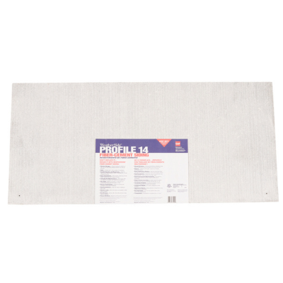 WeatherSide Fiber-Cement Siding - Profile 14" Shingle W/ Striated Surface - 14-⅝ in x 32 in (11 Shingles - Approx 33 Sq Ft)