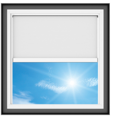 VELUX Manual Venting Curb Mount Skylight - White Solar Powered Shade