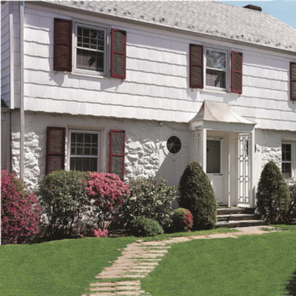 Weatherside WeatherSide Fiber-Cement Siding - Emphasis Thatched Shingle w/ Woodgra ...