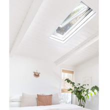 Load image into Gallery viewer, VELUX Fixed Deck Mount Skylight With Solar Operated Blind
