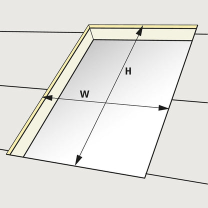 Fixed Self-Flashed E-Class Skylight with Ultraseal Flashing System and Laminated LowE3 Glass - All Sizes