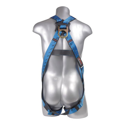 Kapture 3 Point Essential Full Body Harness - Dorsal D-Ring - Pull Thru Legs - Shoulder Pads - All Sizes

