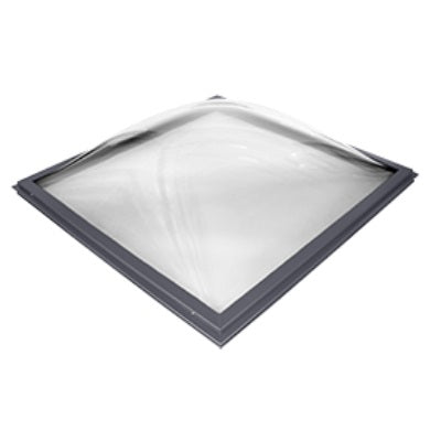 VELUX Commercial Acrylic Clear Double Dome Curb Mount Skylight